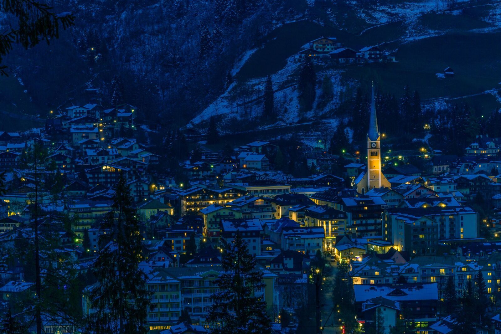 Sony ILCA-77M2 sample photo. Salzburg, bad hofgastein, night photography