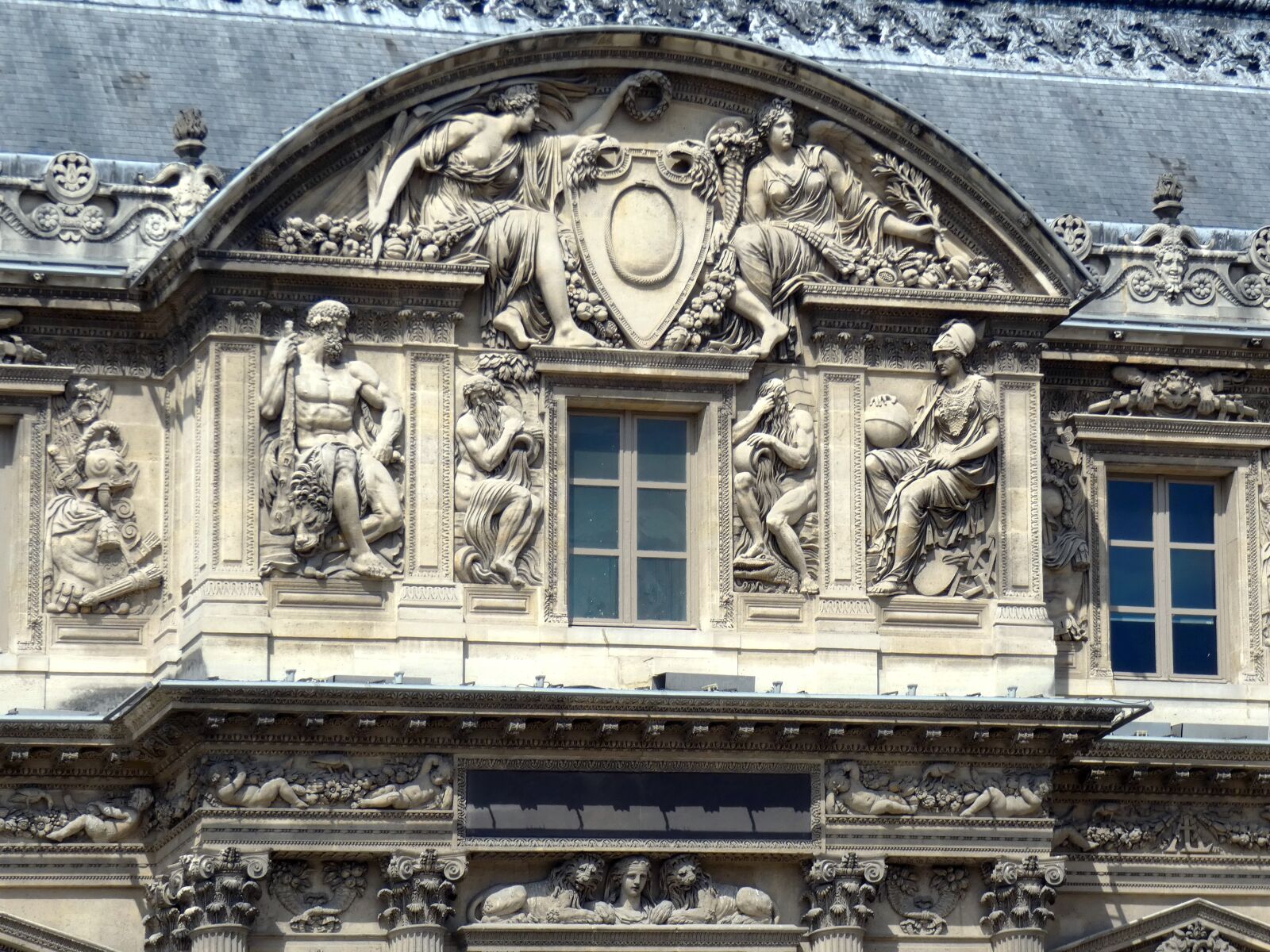 Panasonic Lumix DC-FZ80 (Lumix DC-FZ82) sample photo. Paris, the louvre, facade photography