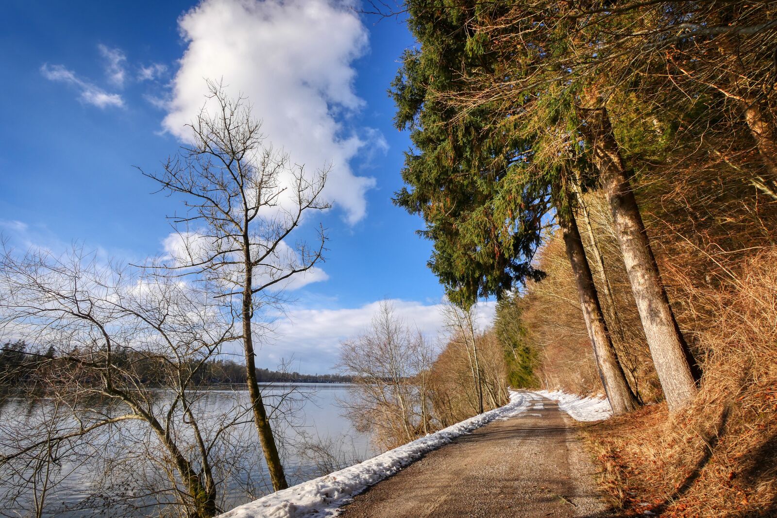 Panasonic Lumix DMC-GX8 sample photo. Lech, river, winter photography