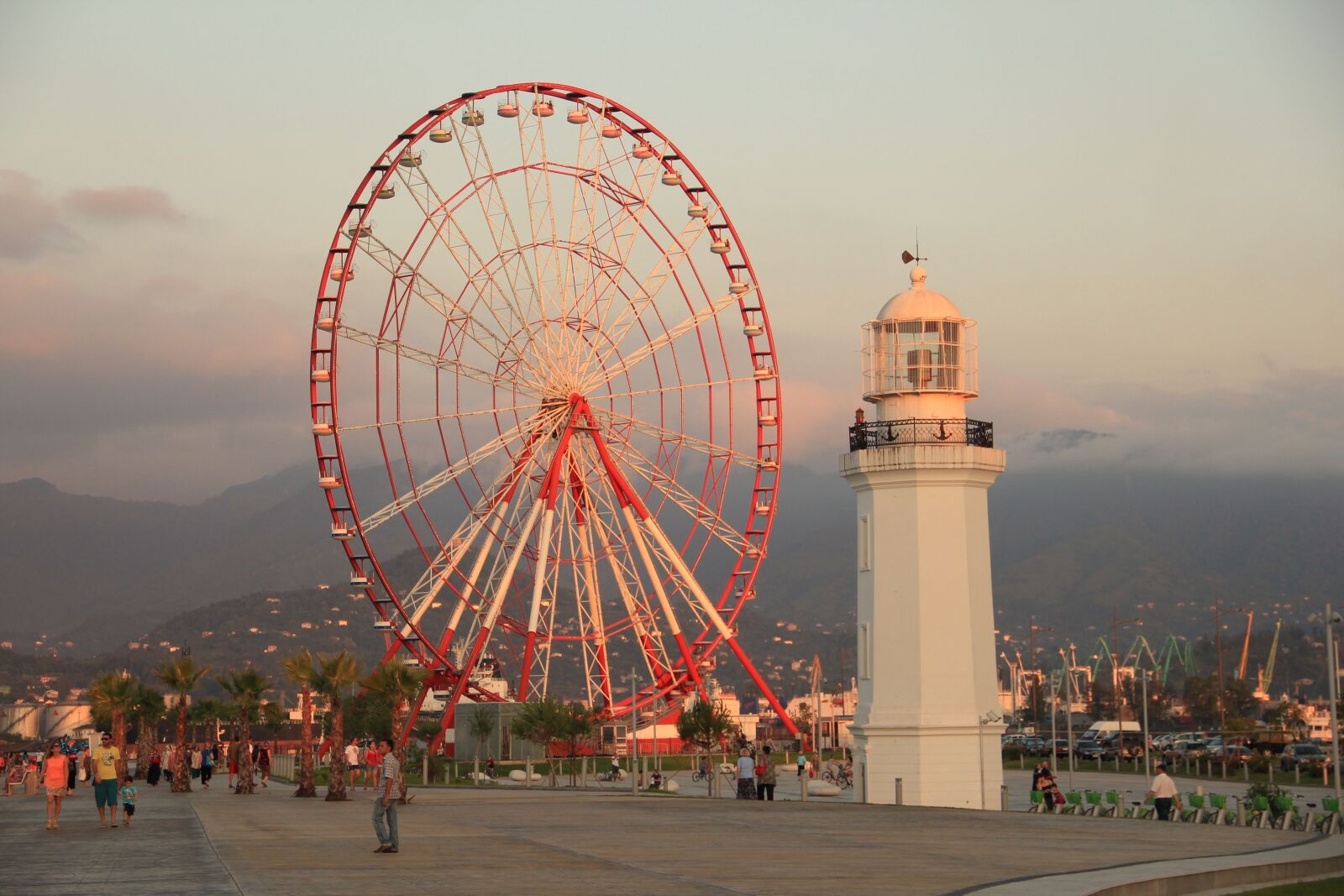 Canon EOS 550D (EOS Rebel T2i / EOS Kiss X4) sample photo. Georgia, batumi, sunset photography