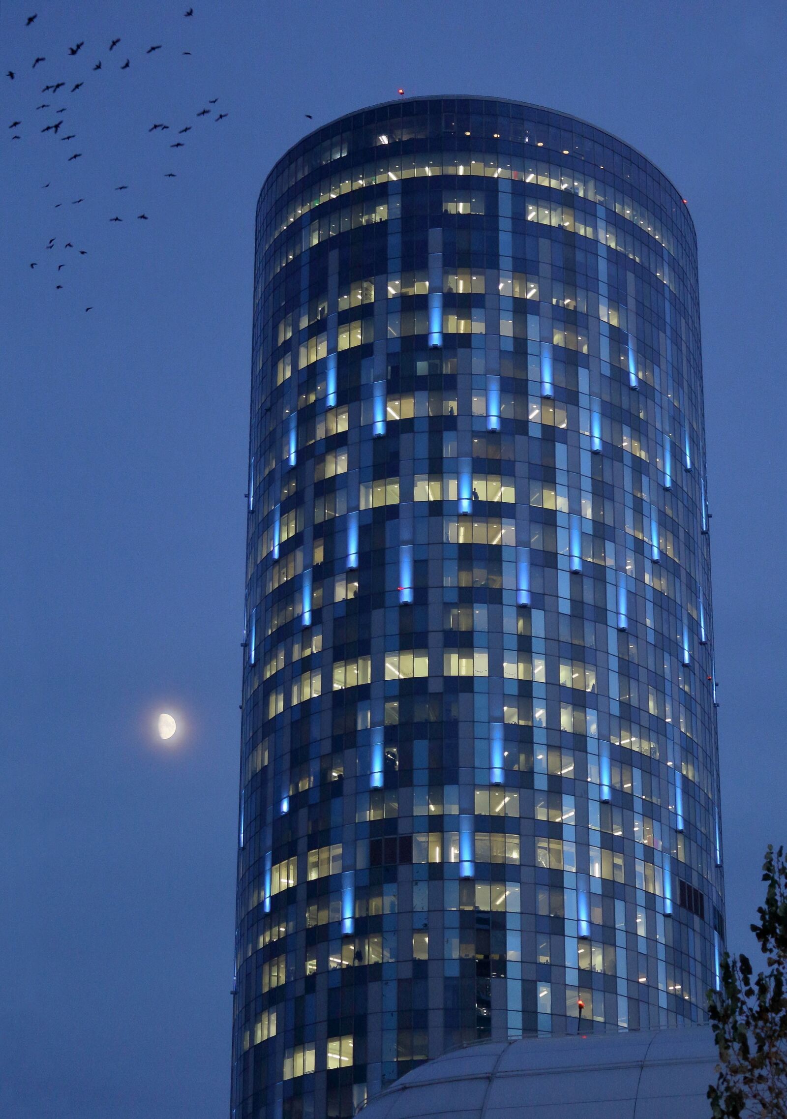 Canon EOS 60D + Canon EF-S 55-250mm F4-5.6 IS STM sample photo. Building, glass, tower photography
