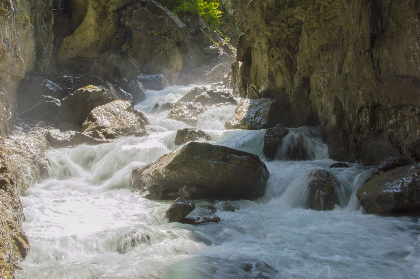 Nikon D3200 sample photo. Partnachklamm, clammy, river photography
