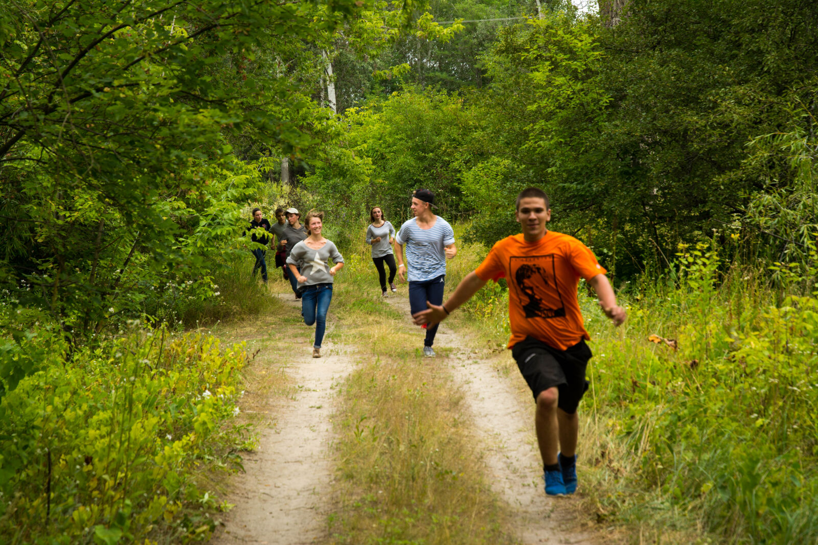 Nikon D7100 sample photo. Camp, dip, forest, pine photography
