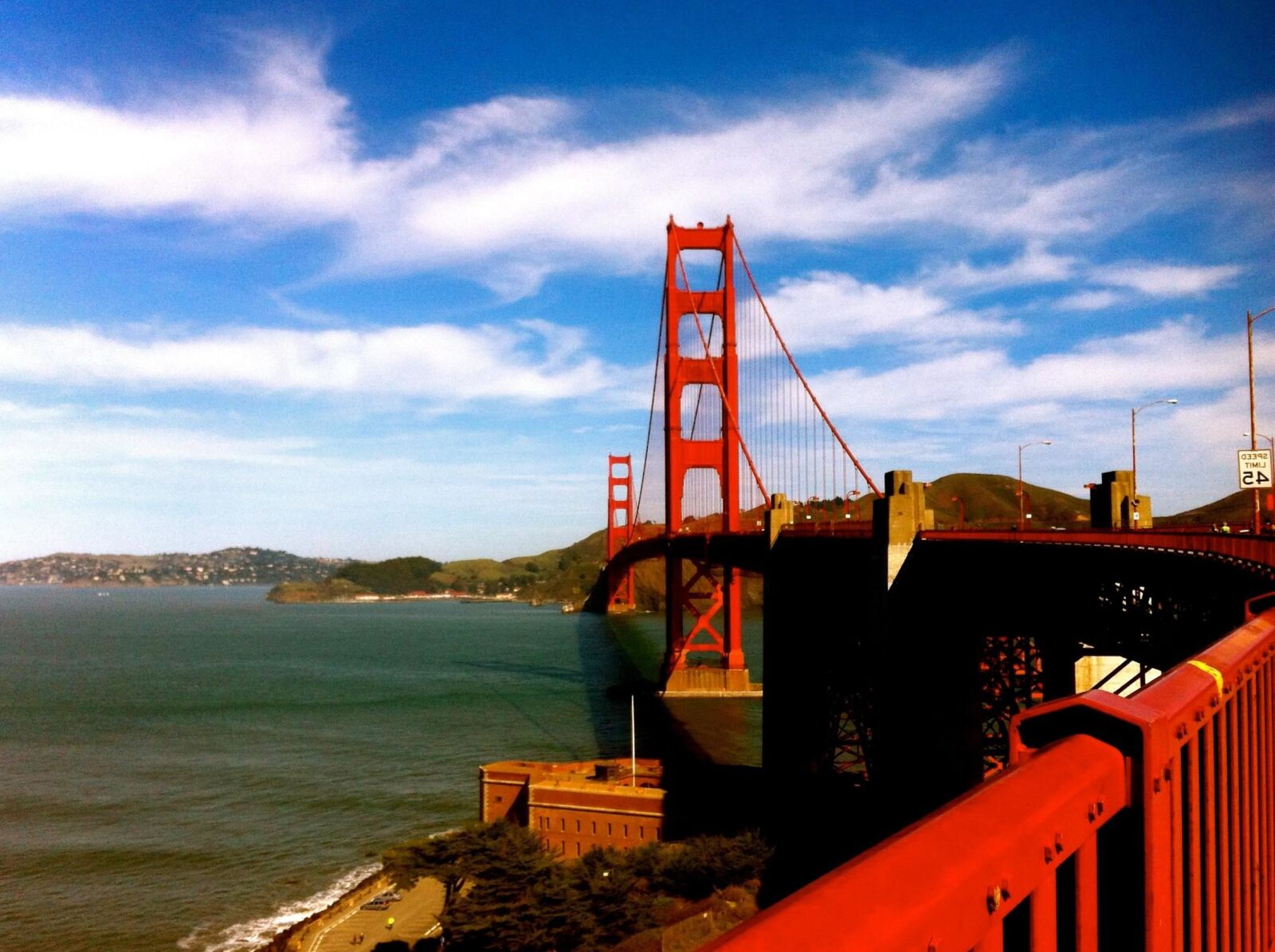 Apple iPhone 4 sample photo. Bridge, town, beach, seashore photography