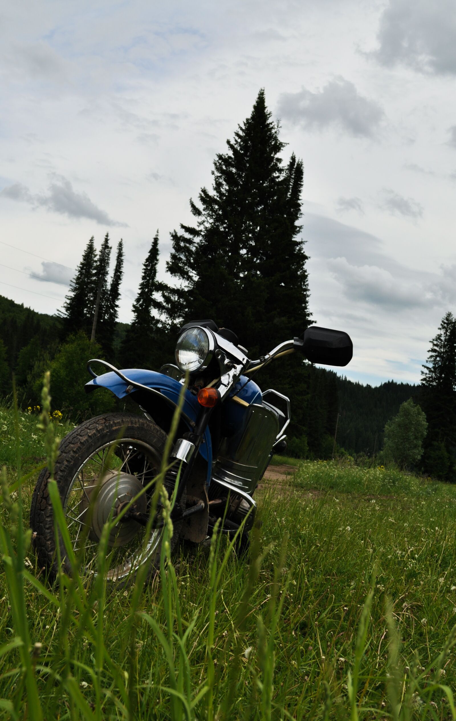 Nikon D5000 sample photo. Motorcycle, nature, bike photography