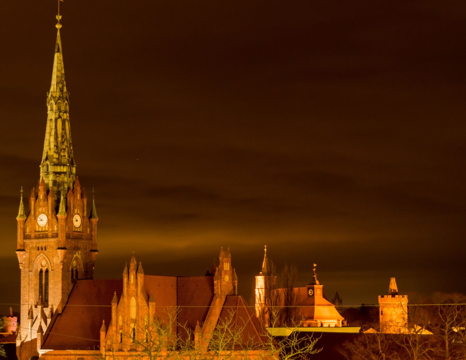 Nikon D5300 sample photo. Night photograph, church, architecture photography