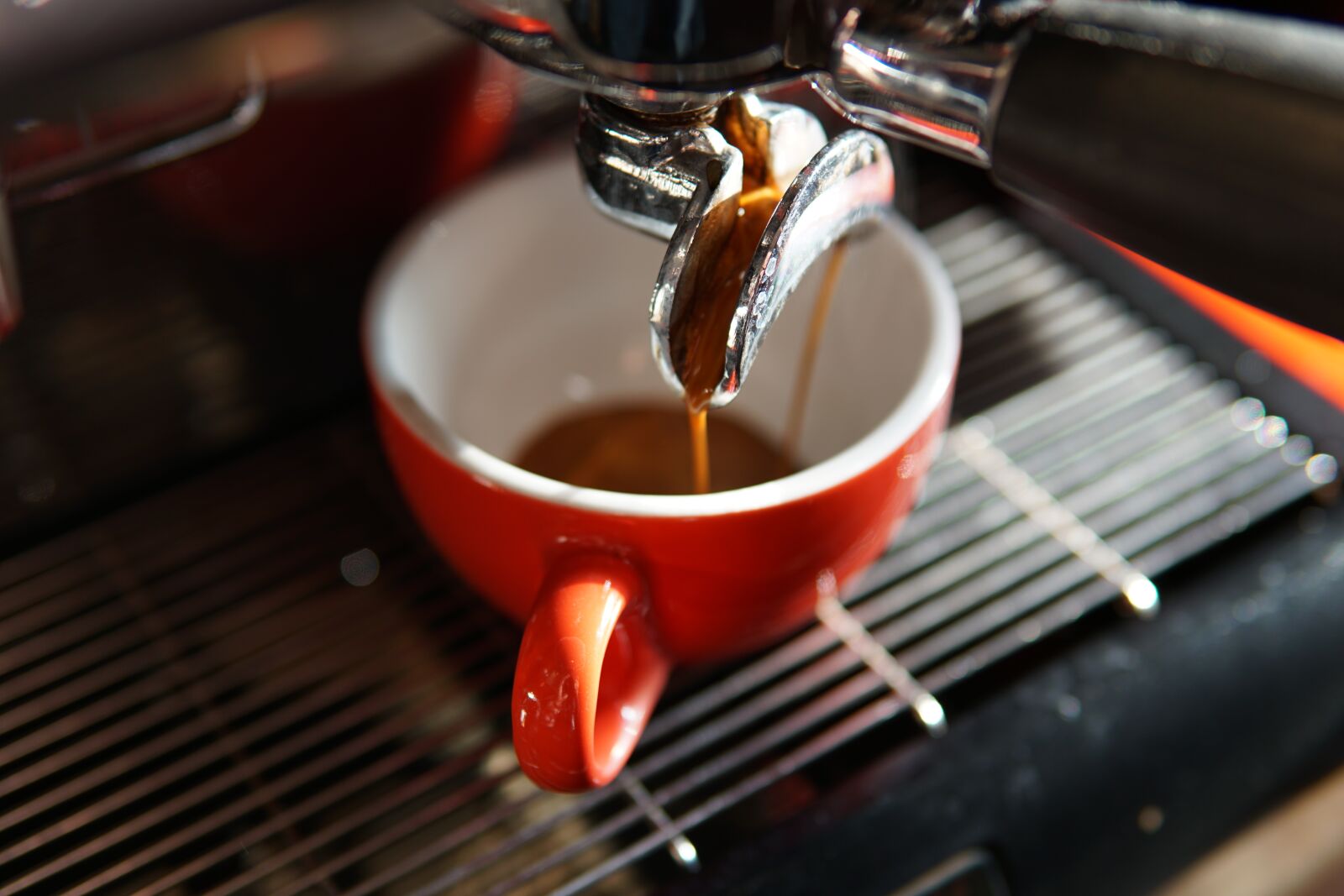 Sony a6300 + 30mm F1.4 DC DN | Contemporary 016 sample photo. Espresso, coffee, caffeine photography