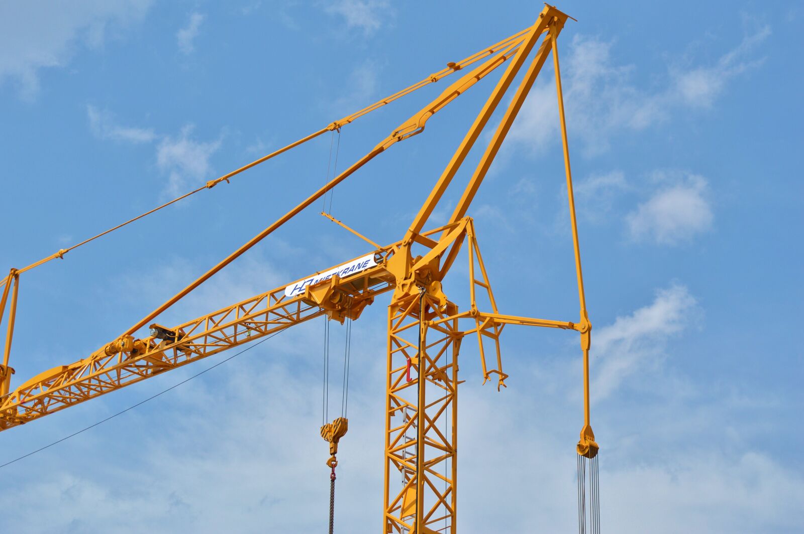 Nikon D3200 sample photo. Crane, baukran, load crane photography