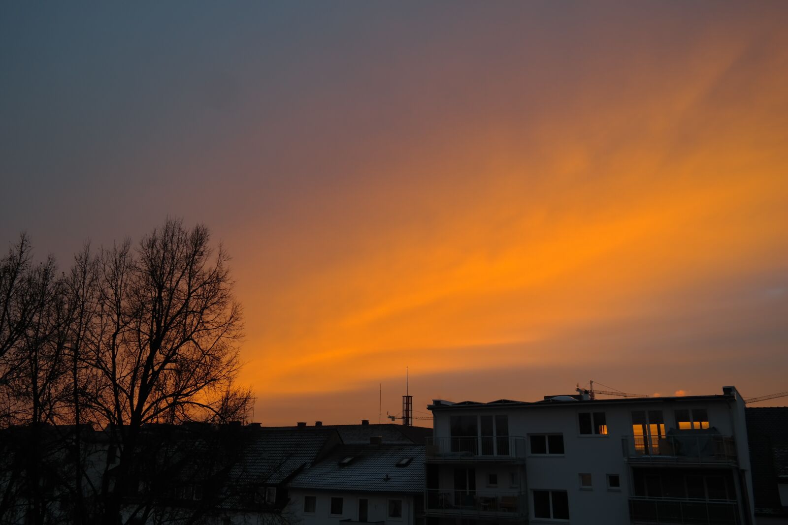 Samsung NX300 sample photo. Houses, church, steeple photography