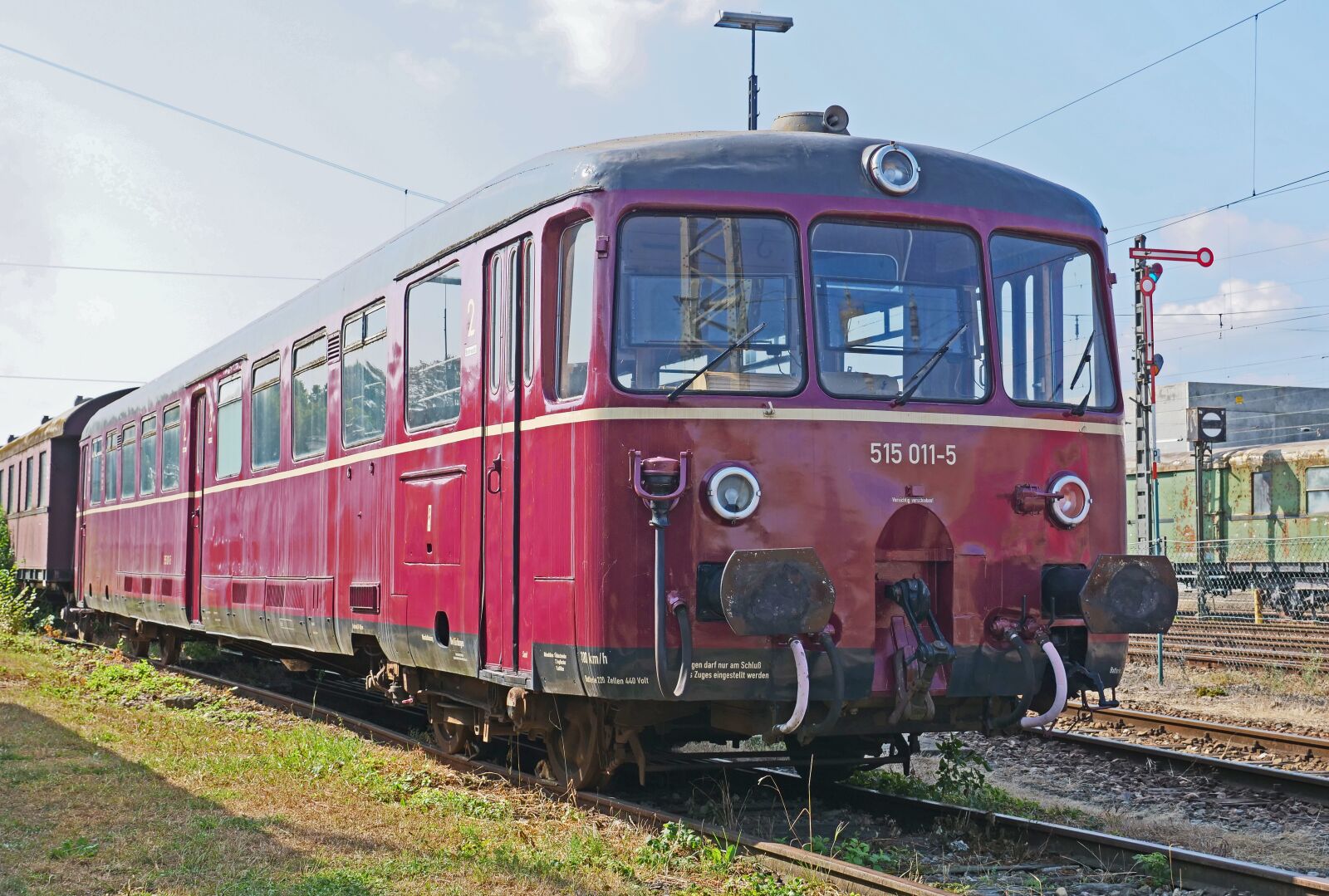 Panasonic Lumix DC-G9 sample photo. Battery railcar, deutsche bundesbahn photography