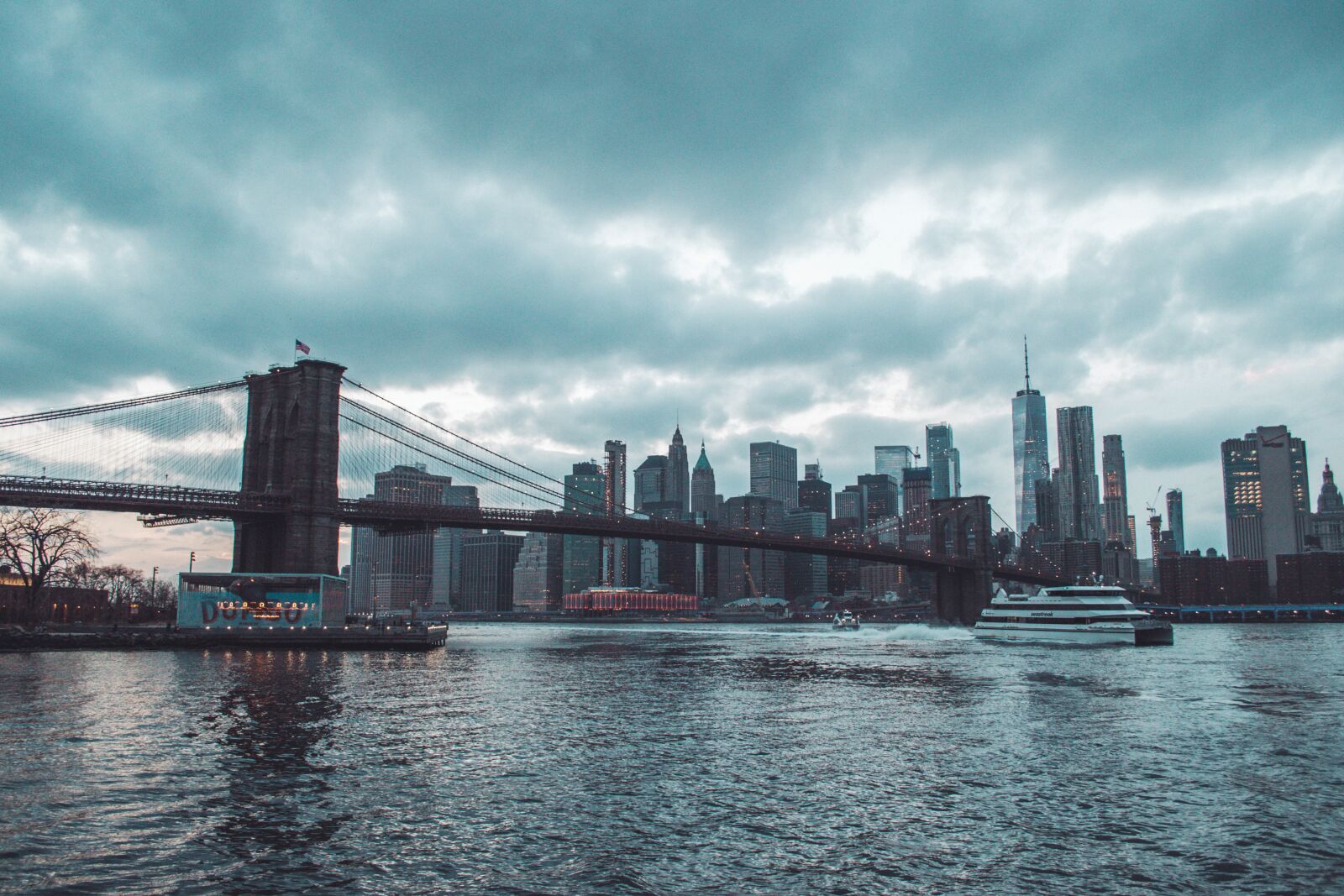 Nikon D3100 sample photo. Brooklyn bridge, skyline, new photography