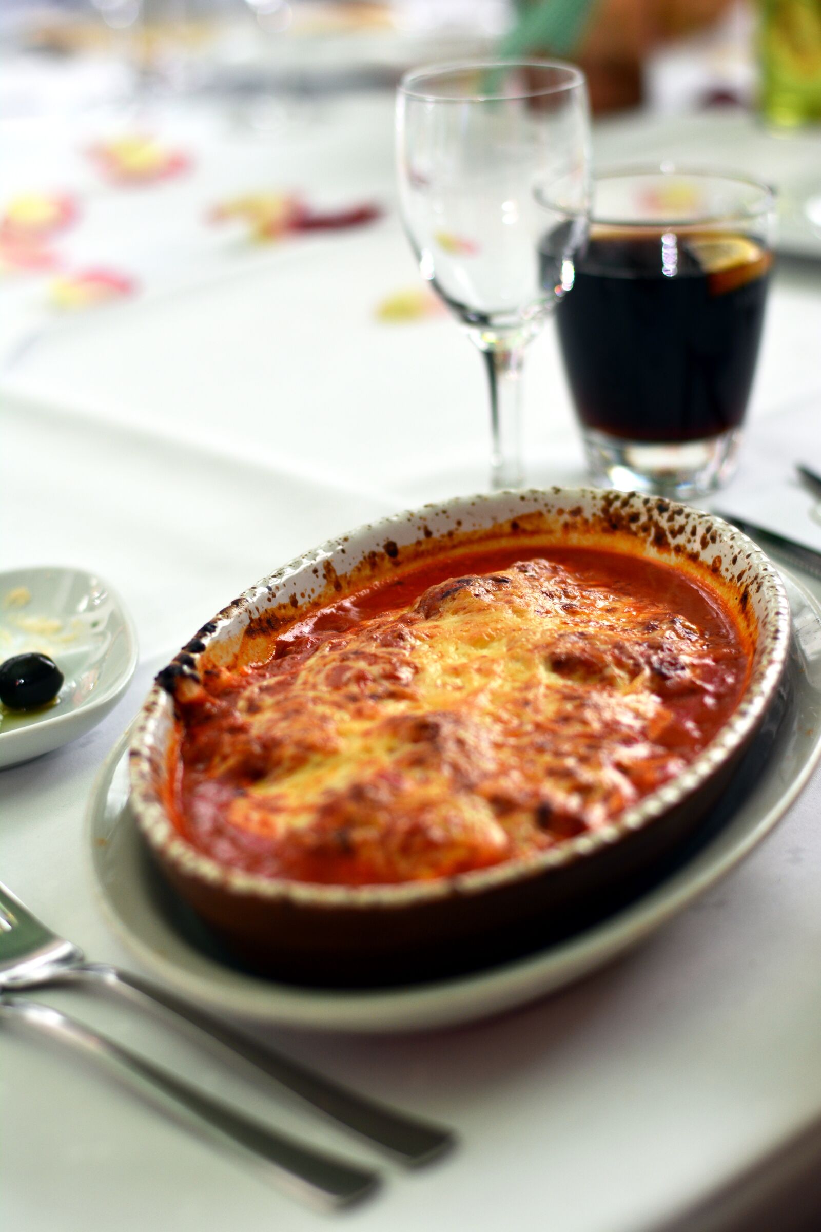 Nikon D5200 sample photo. Lasagna, restaurant, food photography