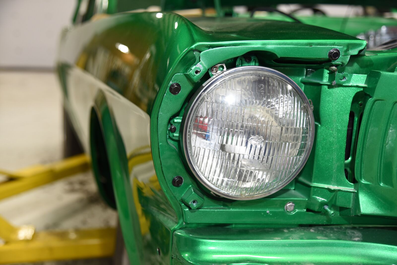 Nikon D750 sample photo. Mustang, car repair, green photography