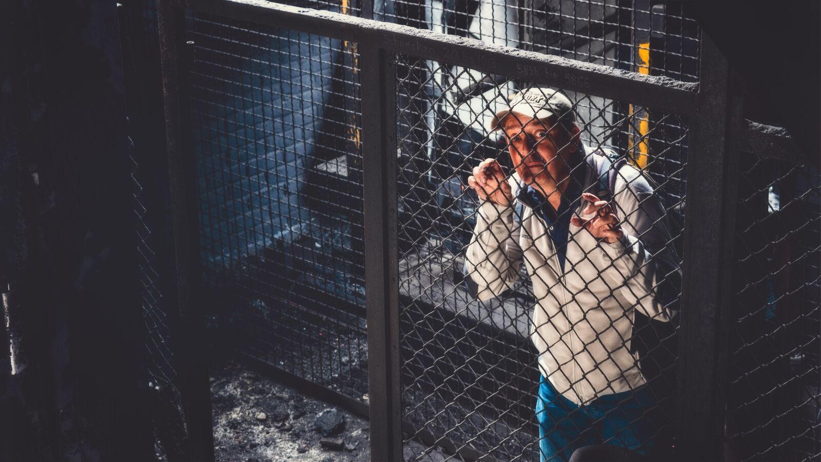 Nikon Z6 sample photo. Man, prison, fear photography