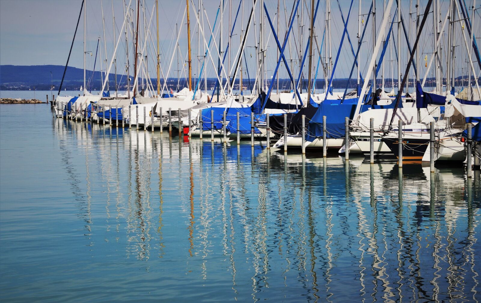 Canon EOS 80D sample photo. Sailboats, romanshorn, bodensee photography