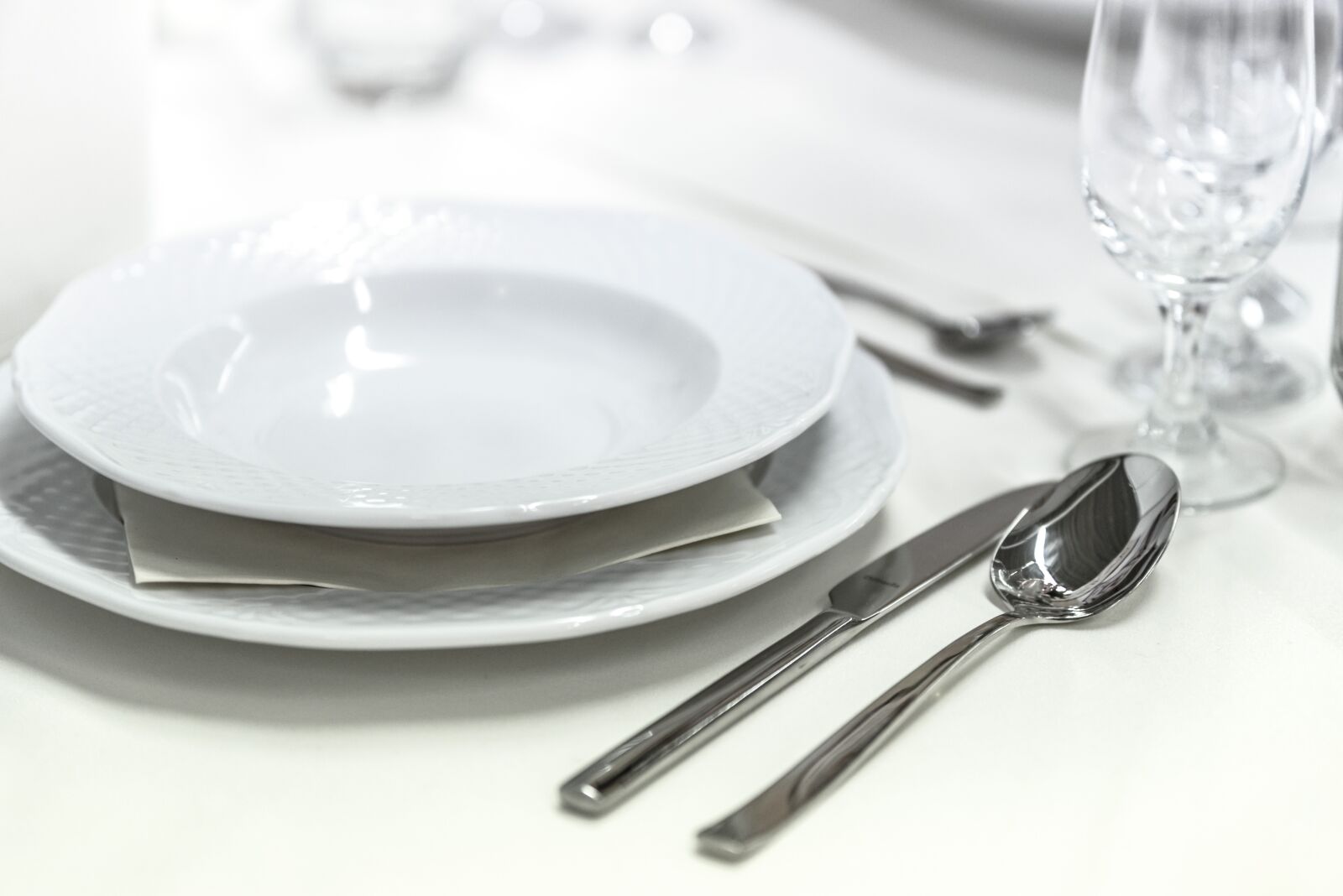 Nikon D750 sample photo. Wedding reception, banquet, tableware photography