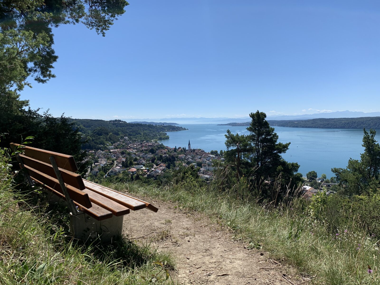 iPhone XR back camera 4.25mm f/1.8 sample photo. Panorama, view, lake constance photography