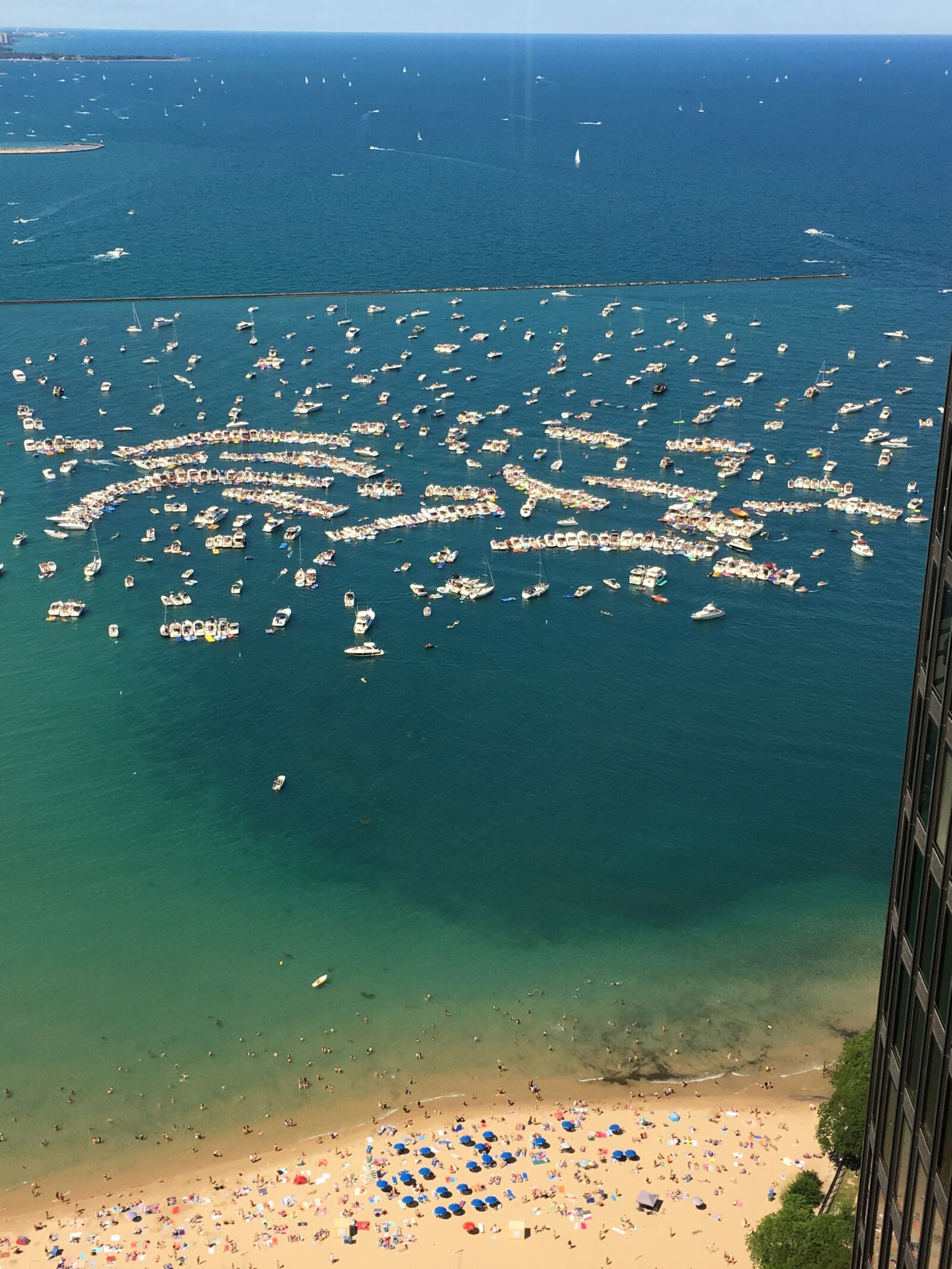 iPhone SE back camera 4.15mm f/2.2 sample photo. Playpen, lake, michigan, olive photography
