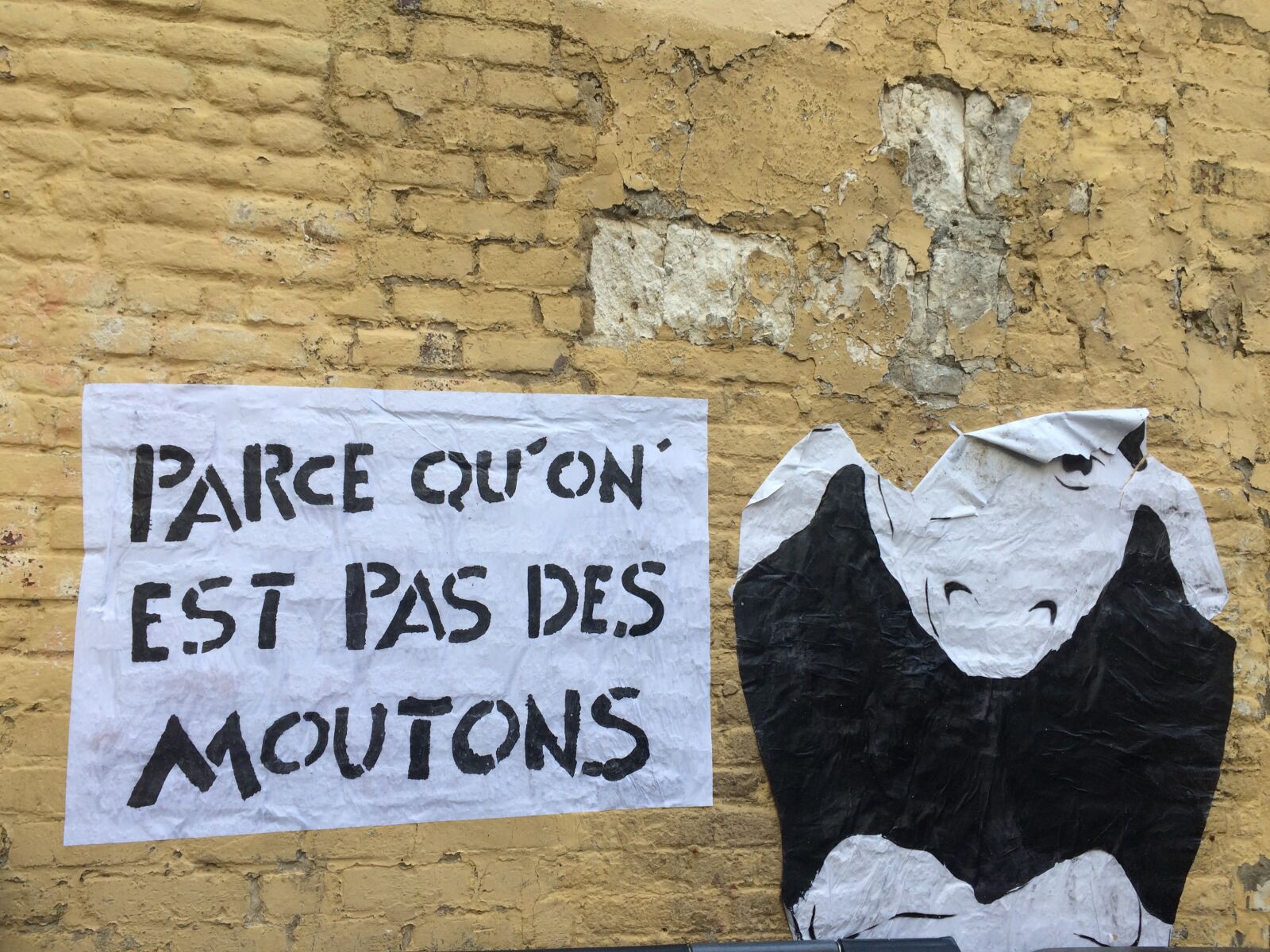 iPhone 5s back camera 4.15mm f/2.2 sample photo. Graffiti, dieppe, france photography
