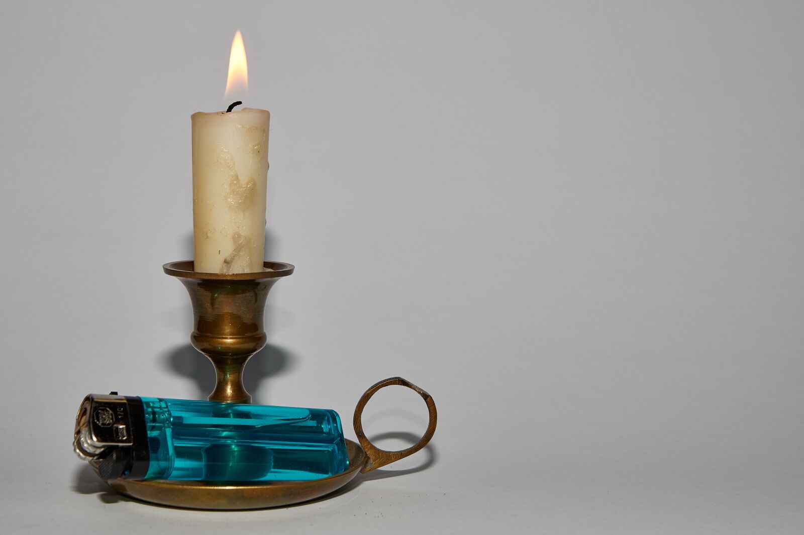 Sony SLT-A58 + DT 17-50mm F2.8 sample photo. Candle, brand, candlestick photography