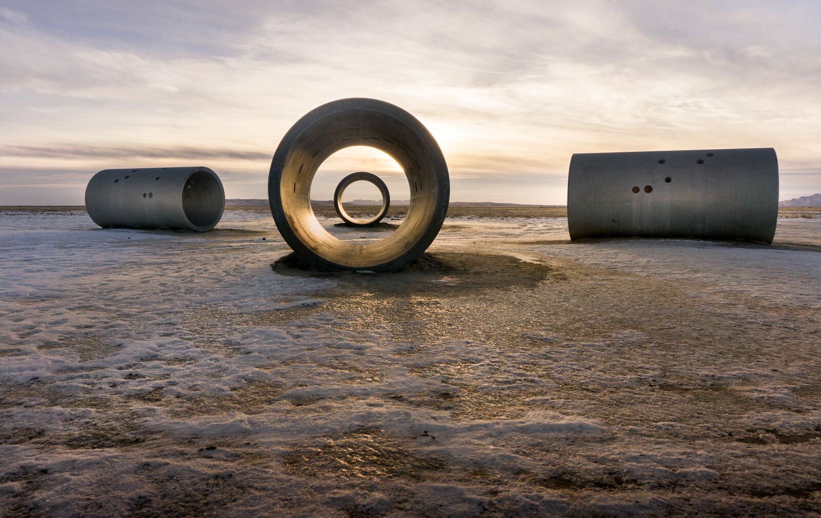 Sony a6000 sample photo. Sun tunnels, lucin utah photography