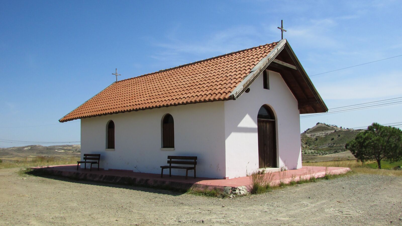 Canon PowerShot SX400 IS sample photo. Cyprus, avdellero, chapel photography
