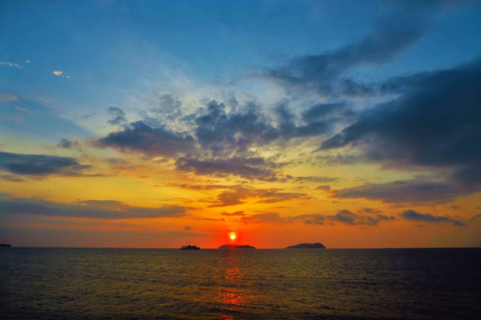 Canon PowerShot G7 X sample photo. Sunset, sea, glow photography