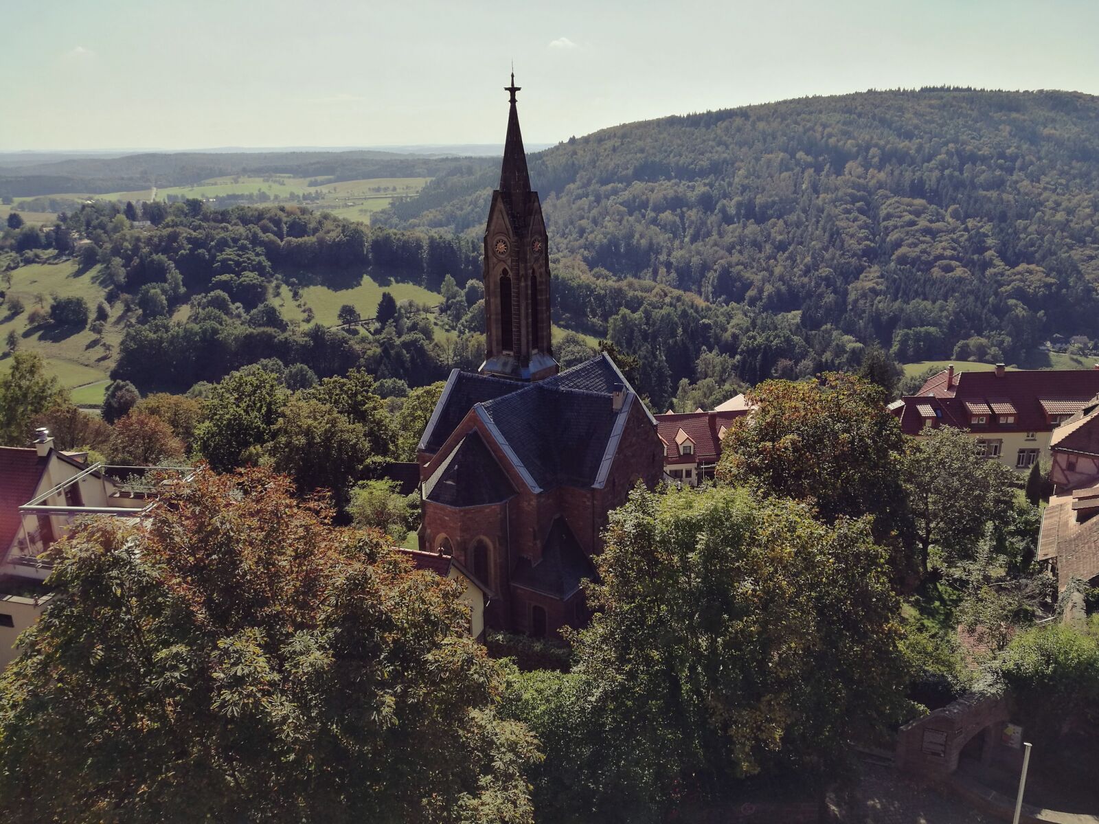 HUAWEI P9 sample photo. Heidelberg, dilsberg, church photography