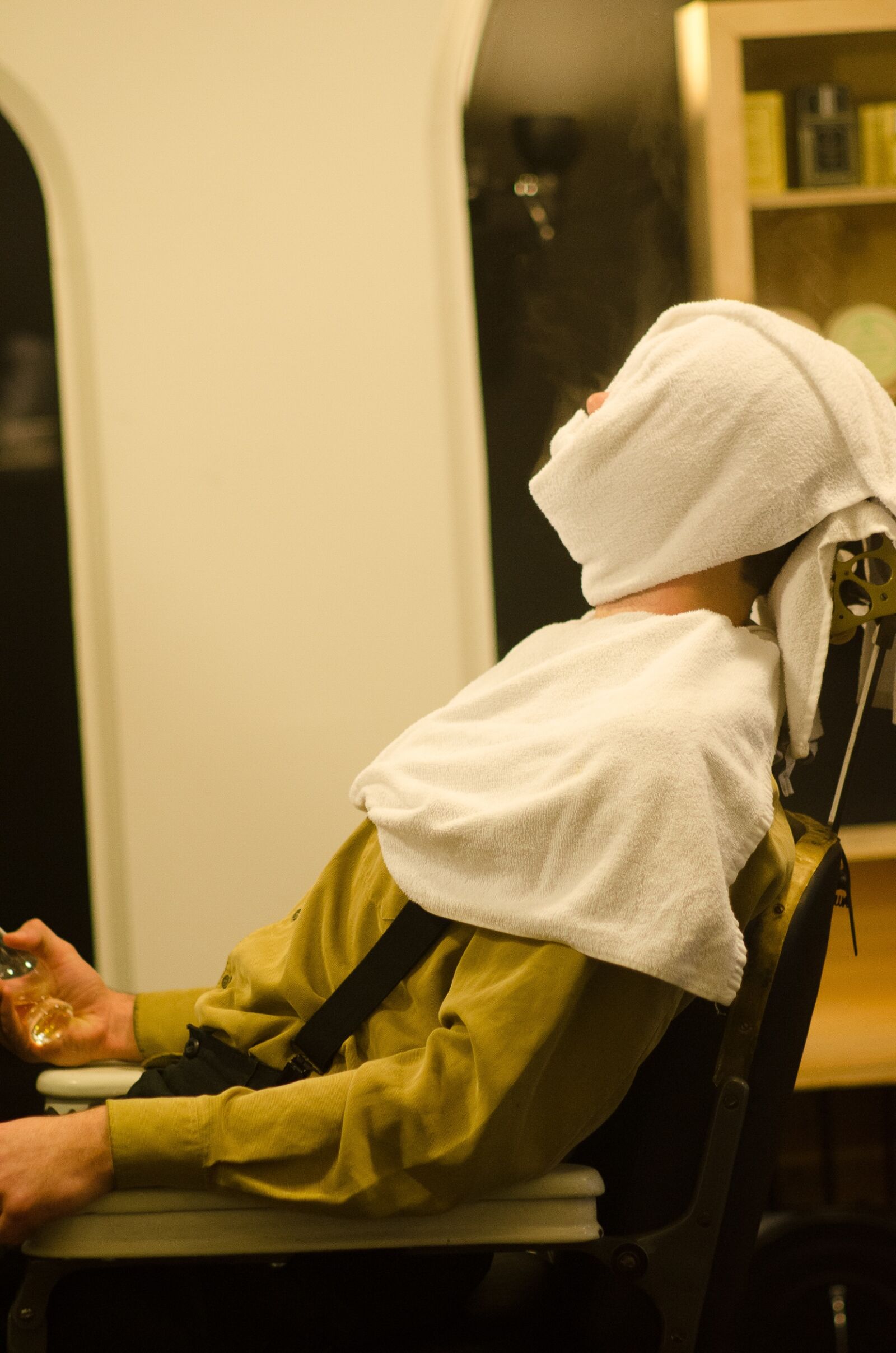 Nikon D7000 sample photo. Barber shop, man, relax photography