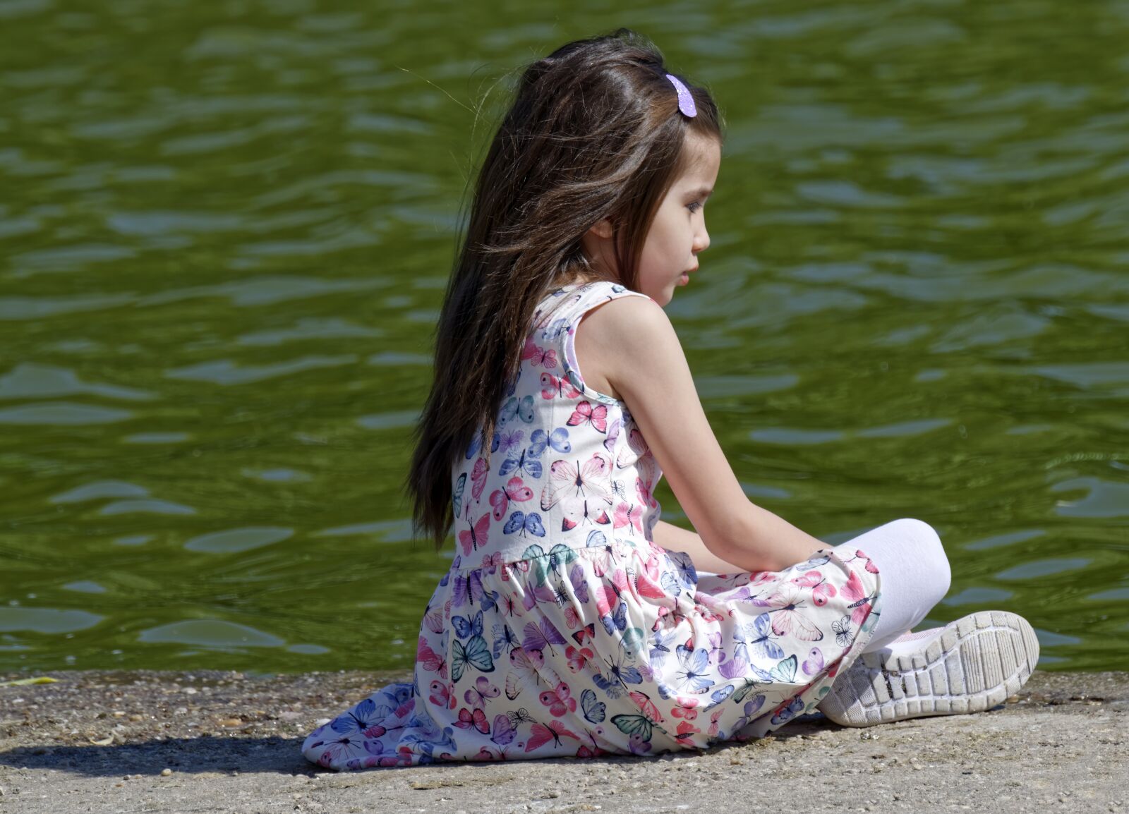 Nikon D5300 sample photo. Child, girlie, seated photography