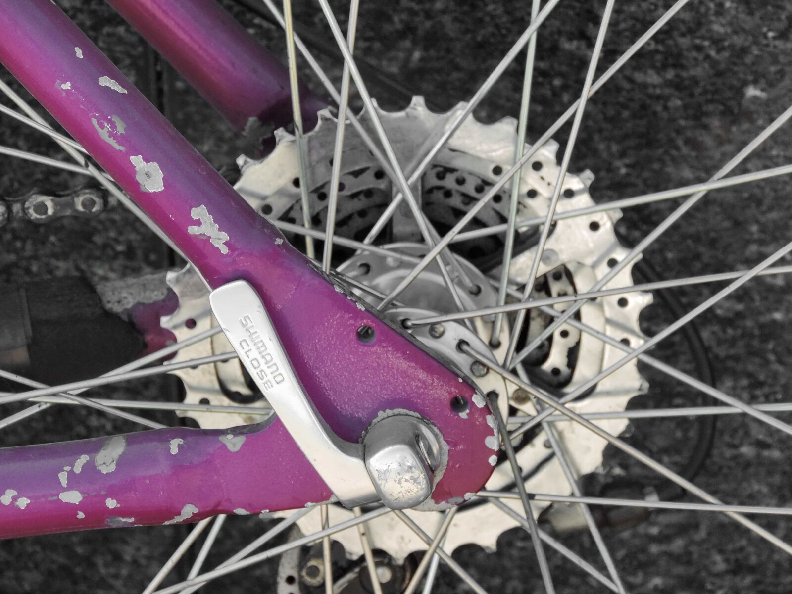 Nikon Coolpix P520 sample photo. Gear, gearshift, mountain bike photography
