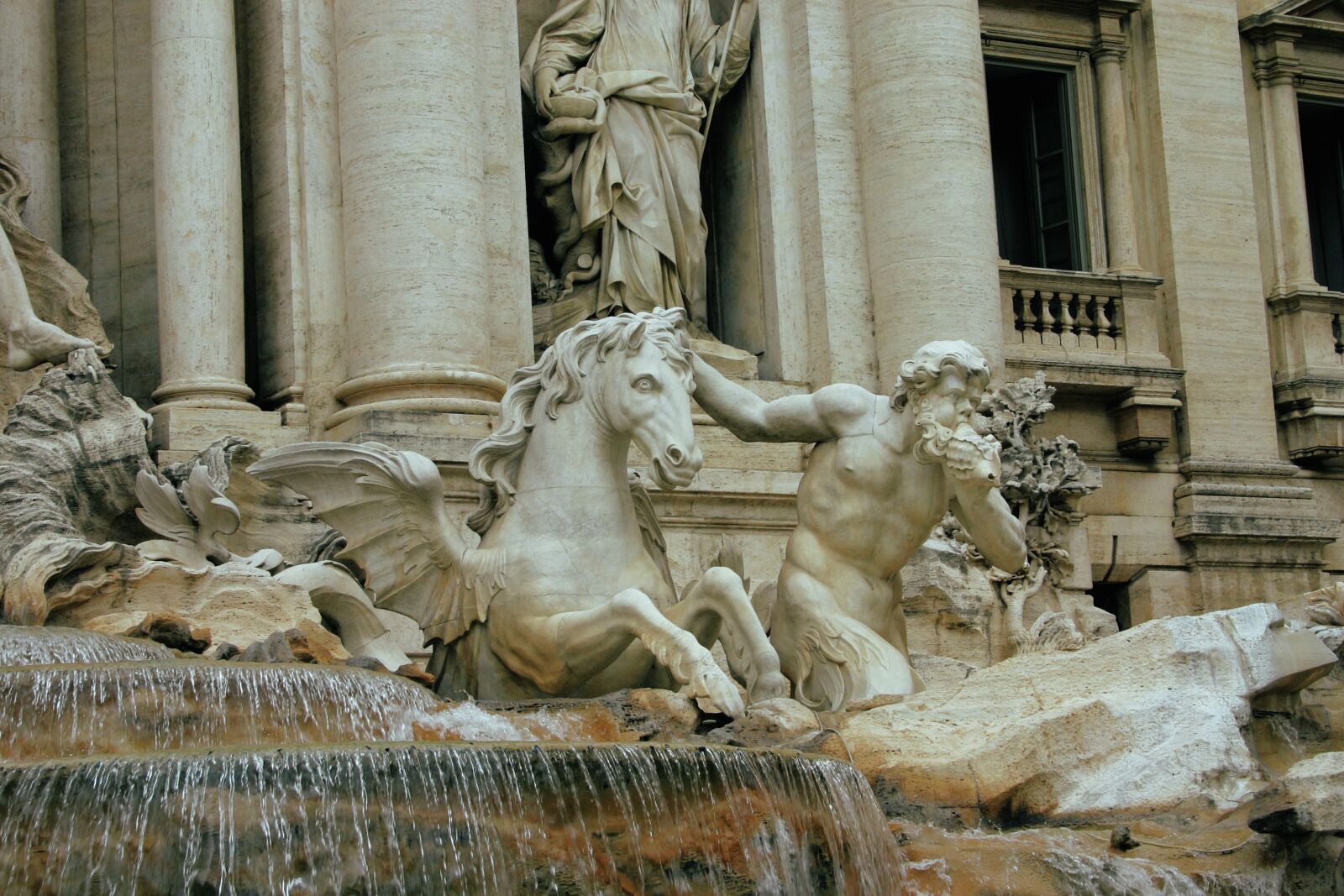 Canon EOS 300D (EOS Digital Rebel / EOS Kiss Digital) sample photo. Rome, trevi, fountain photography