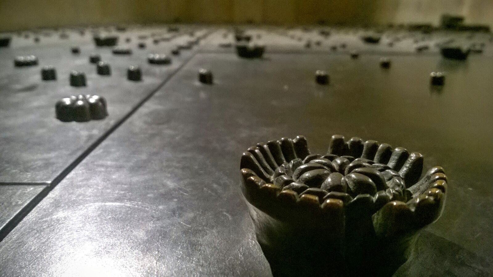 Nokia Lumia 735 sample photo. Bronze, door, macro photography