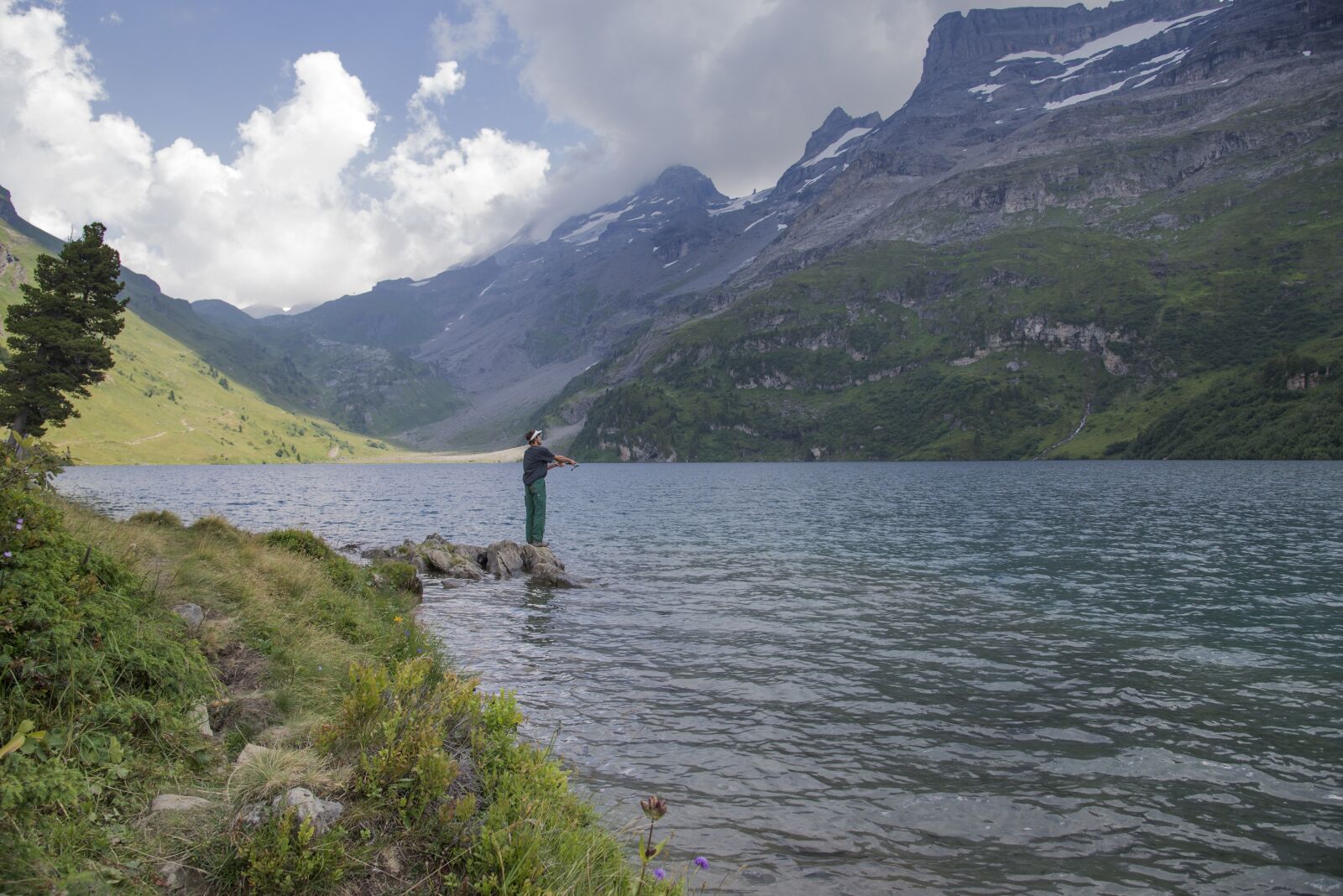 Nikon D600 sample photo. Fisherman, bergsee, engstle alpsee photography