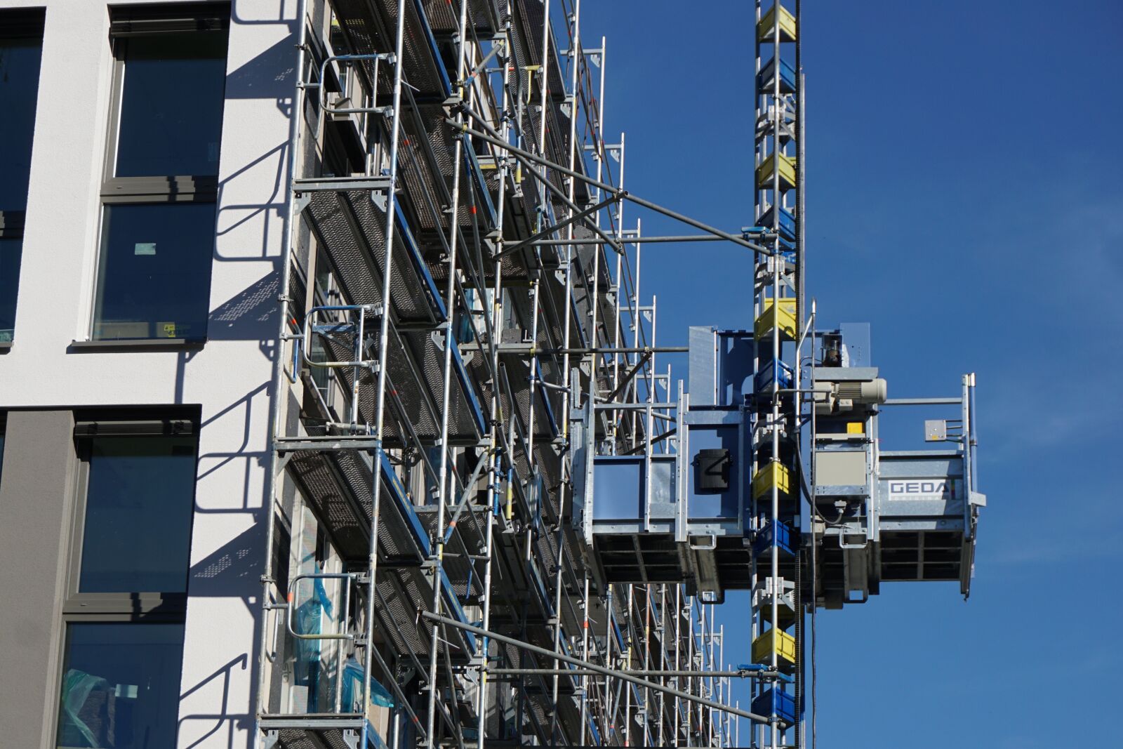 Sony a6000 sample photo. Crane, site, construction photography