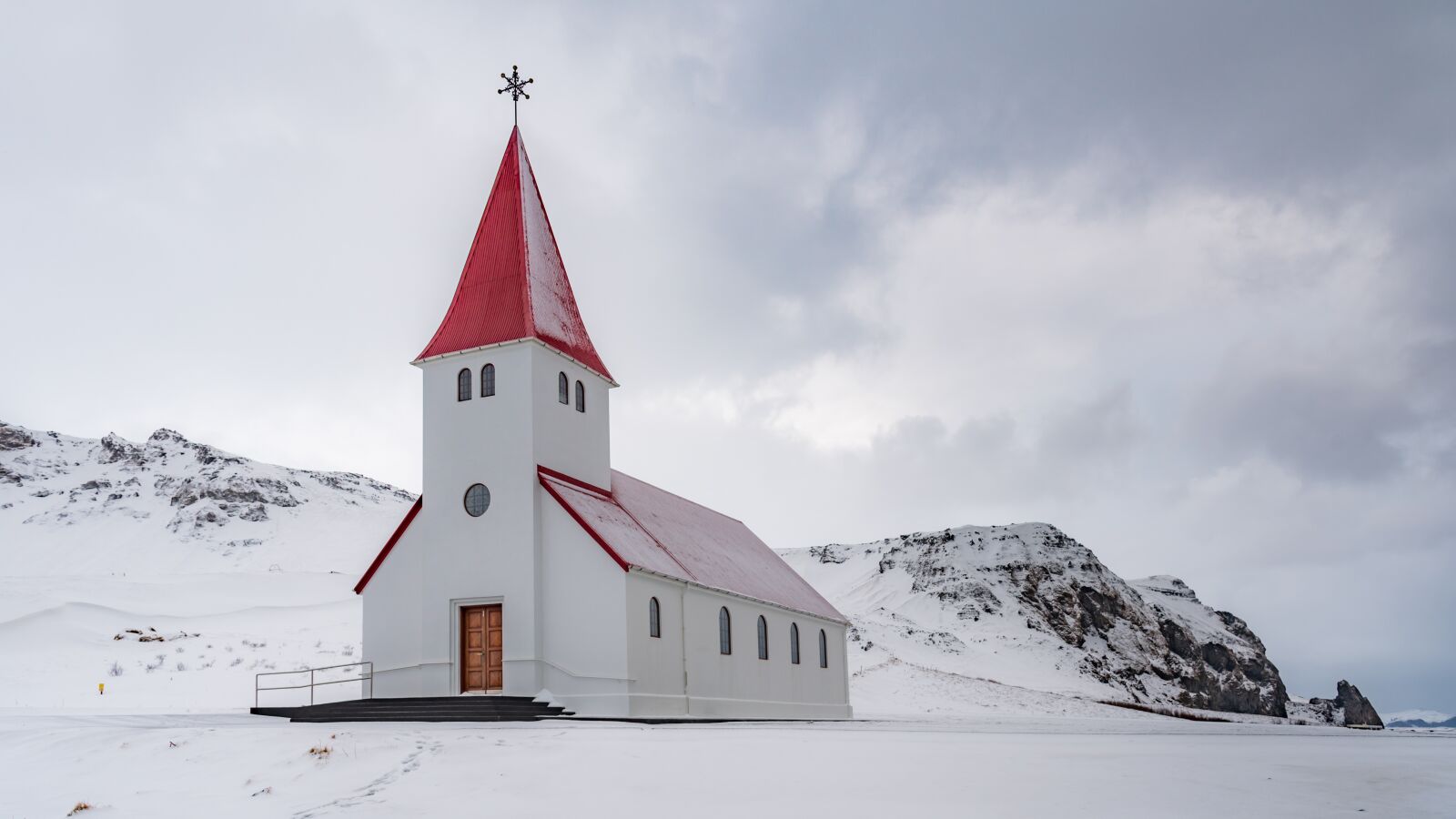 Nikon D750 sample photo. Church, iceland, vik photography