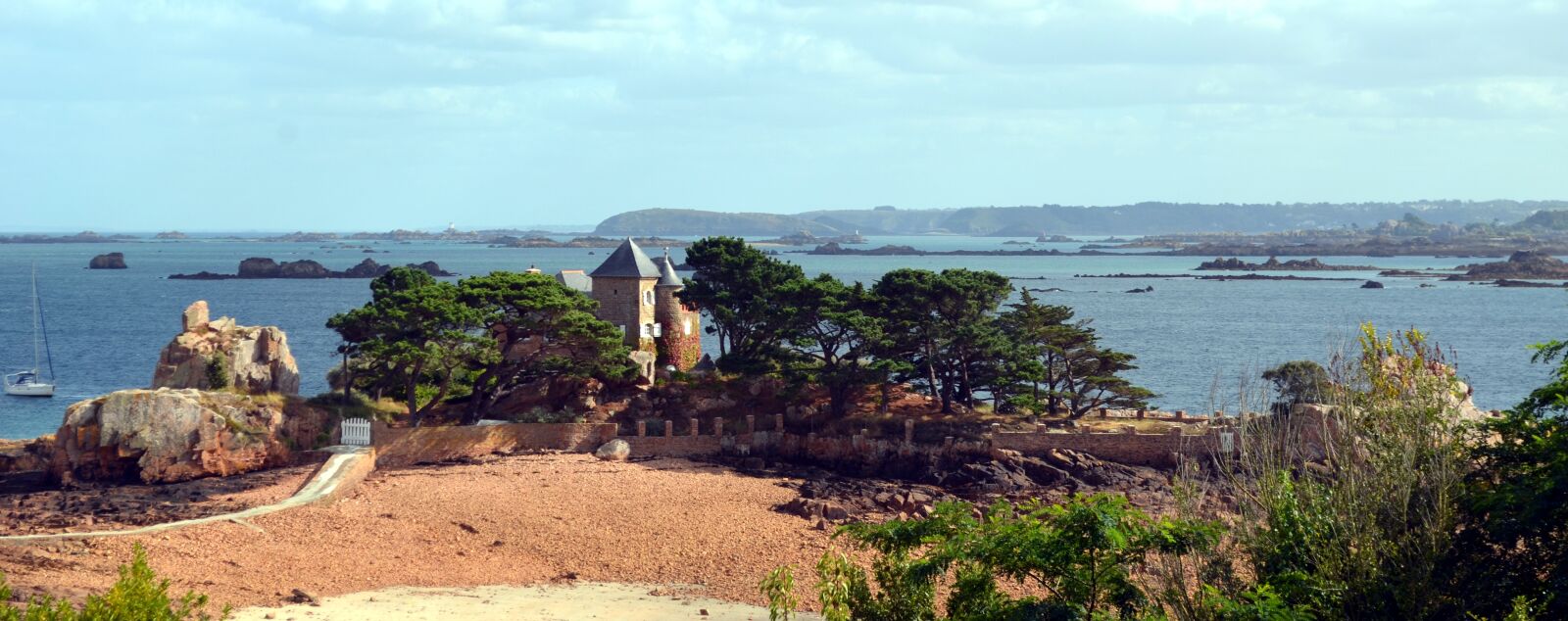 Nikon D5100 sample photo. Panorama, bréhat, rocks photography