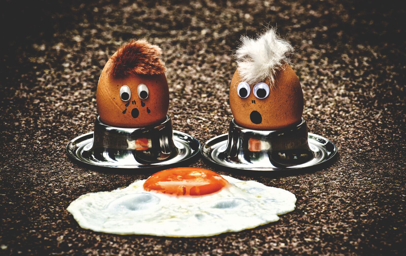 Nikon D3200 sample photo. Egg, fried, mourning photography