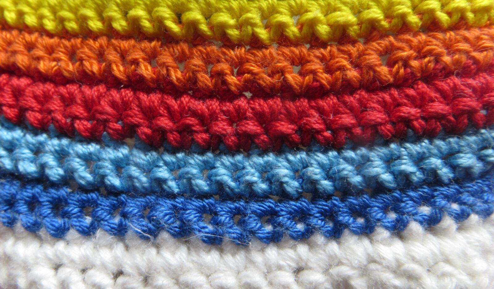 Canon PowerShot SX260 HS sample photo. Yarn, stripes, knitting photography