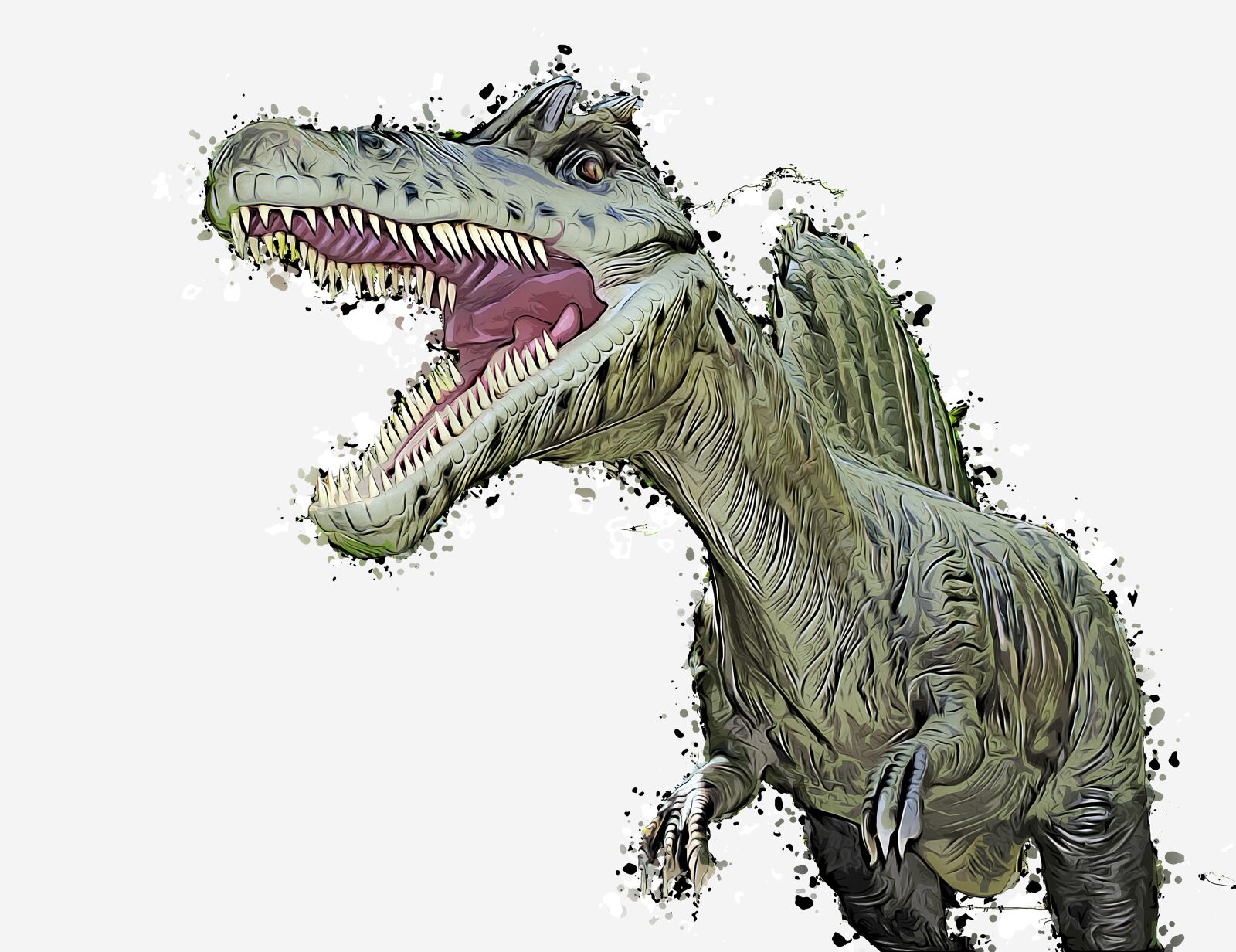 Canon EOS 600D (Rebel EOS T3i / EOS Kiss X5) sample photo. Dinosaur, cartoon, drawing photography