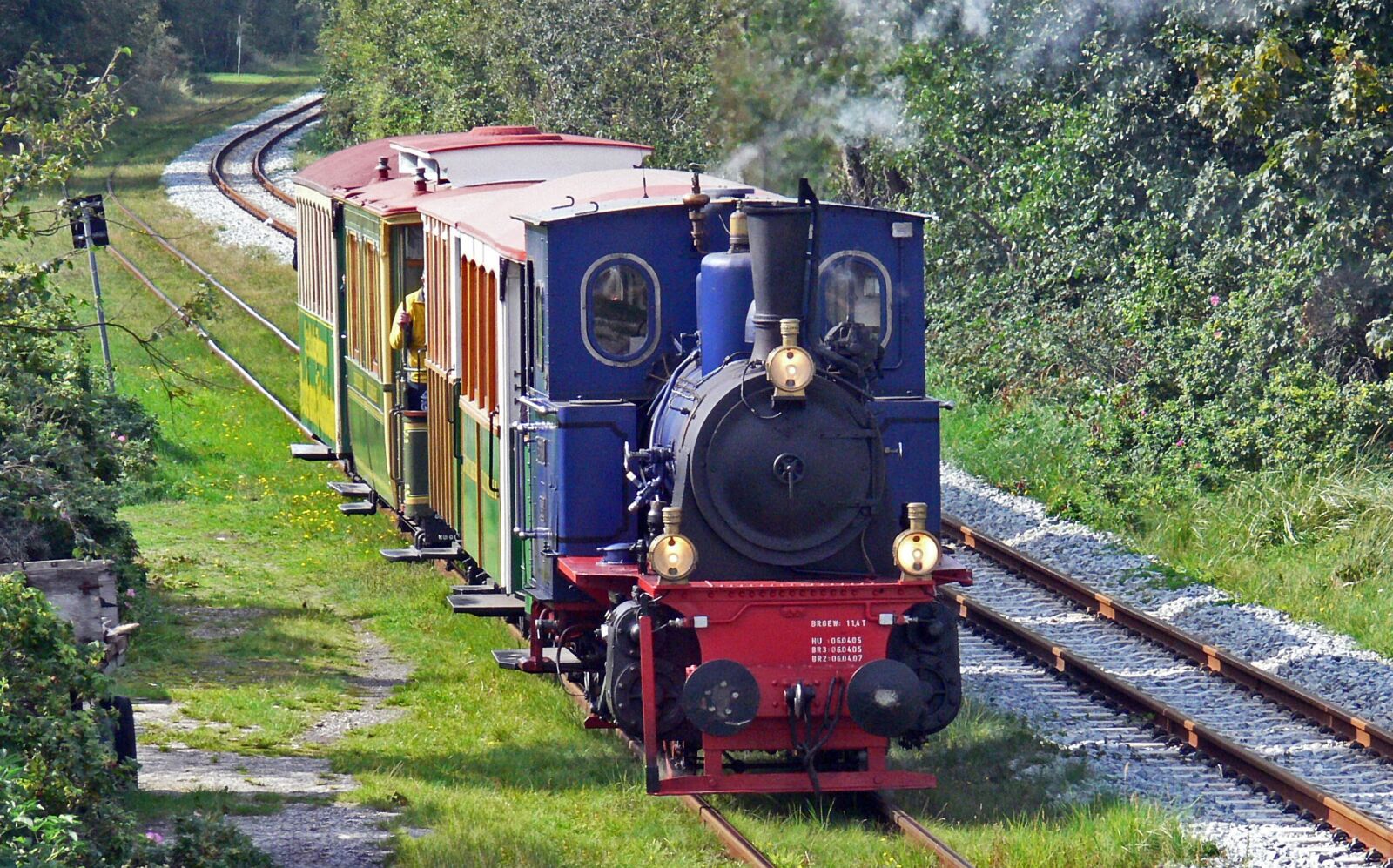 Panasonic DMC-FZ30 sample photo. Borkumer kleinbahn, steam train photography