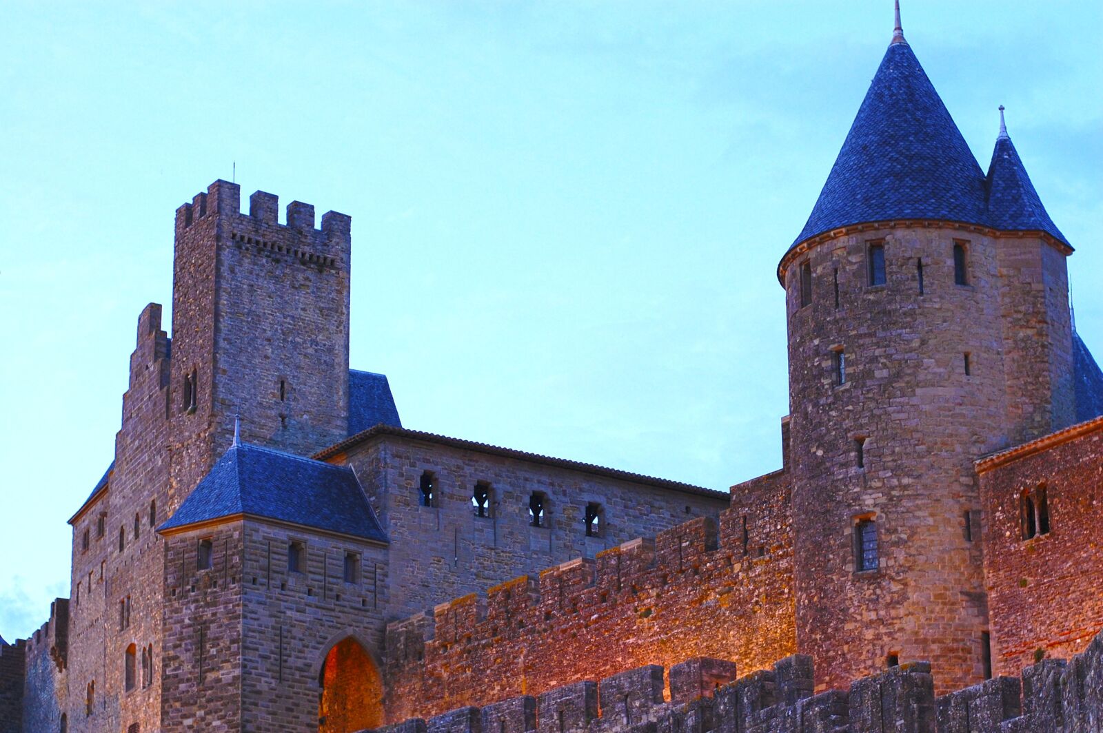 Nikon D40 sample photo. France, carcassonne, medieval photography