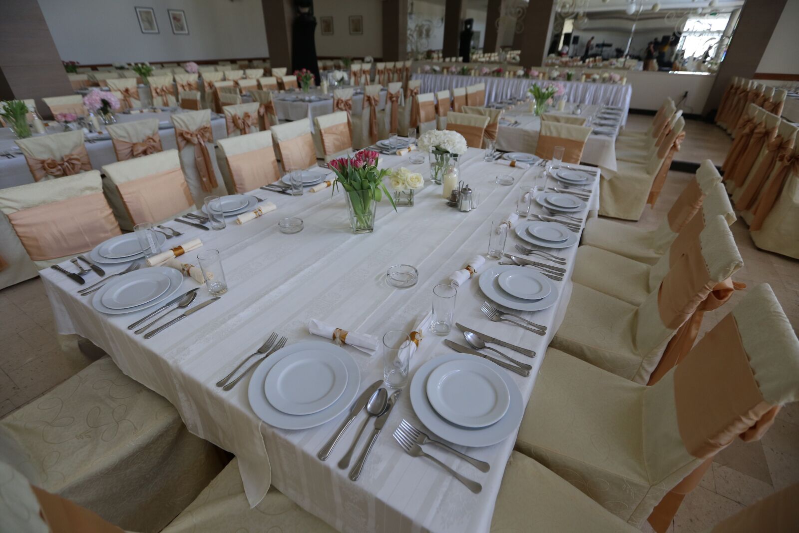 Canon EF 16-35mm F2.8L II USM sample photo. Dining area, hotel, banquet photography