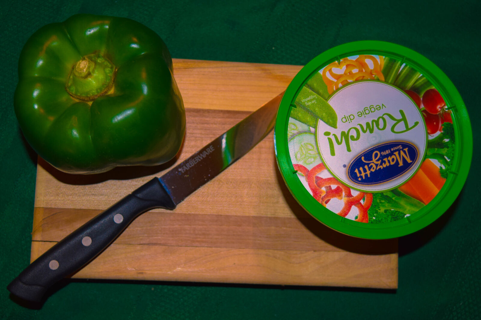 Nikon D3300 sample photo. Peppers, ranch, dip, vegetables photography