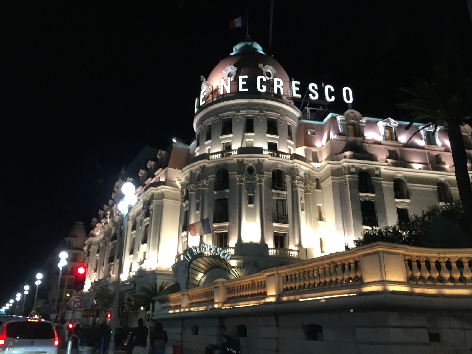 iPhone 6s Plus back camera 4.15mm f/2.2 sample photo. Hotel, negresco, nice photography