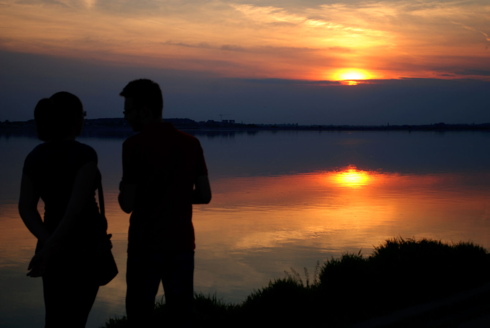 Nikon D80 sample photo. Silhouette, of, man, and photography