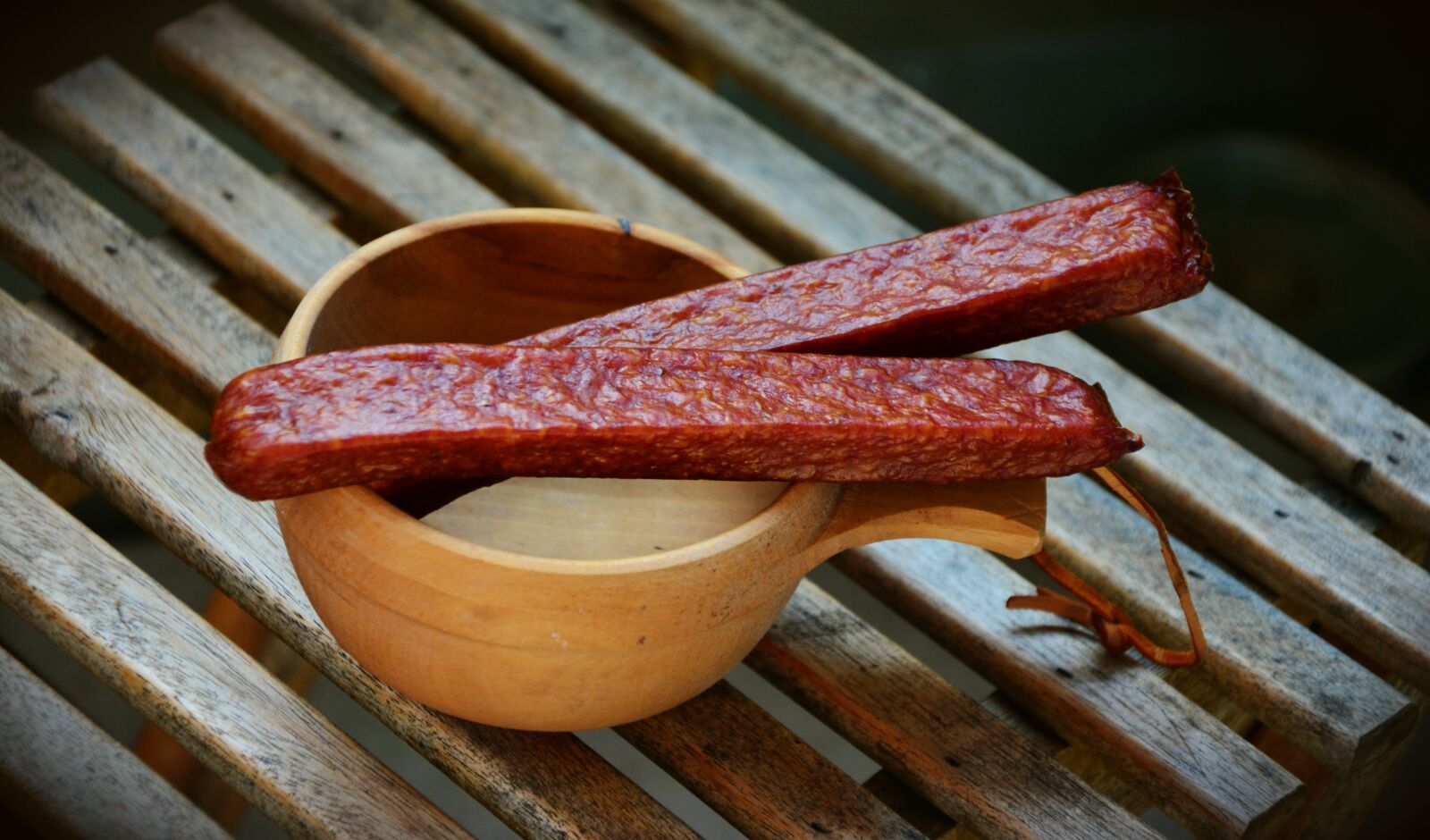 Nikon D5200 sample photo. Landj ger, sausage, cured photography