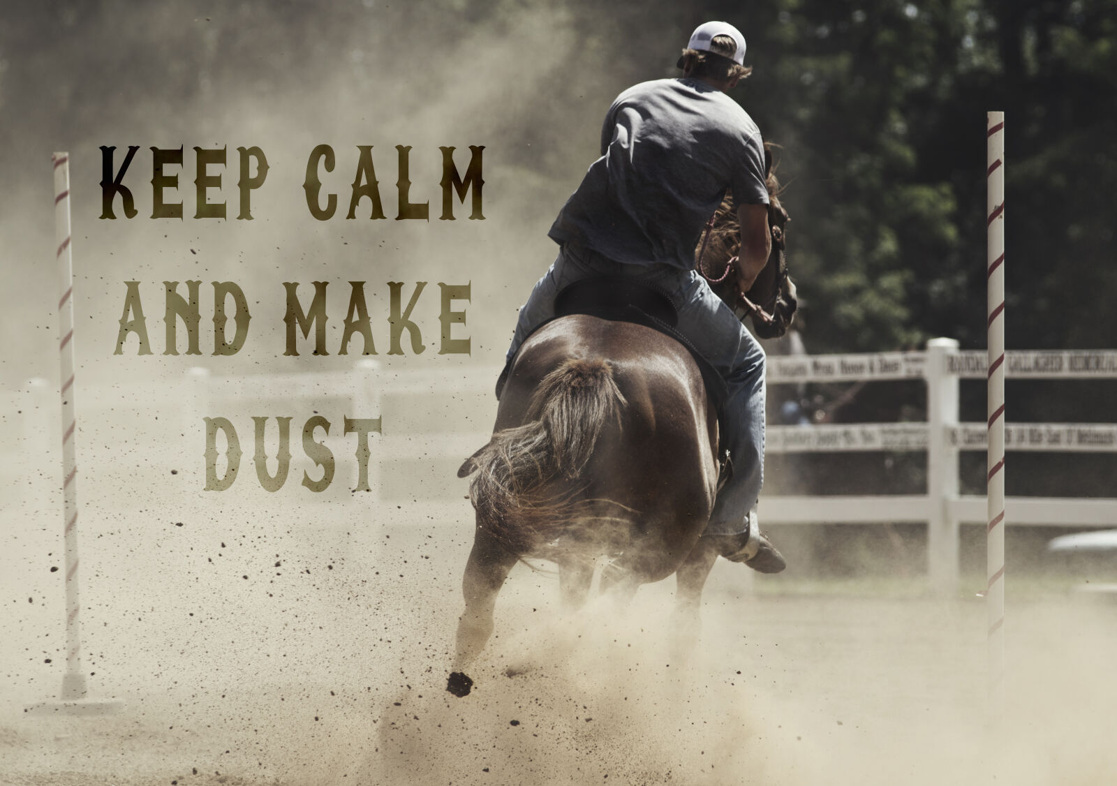 Sigma 70-300mm F4-5.6 DG OS sample photo. Action, barrel, racing, dirt photography