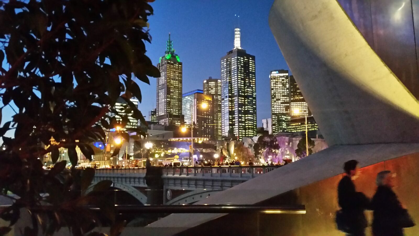 Samsung Galaxy S5 sample photo. Cbd, city, lights, melbourne photography