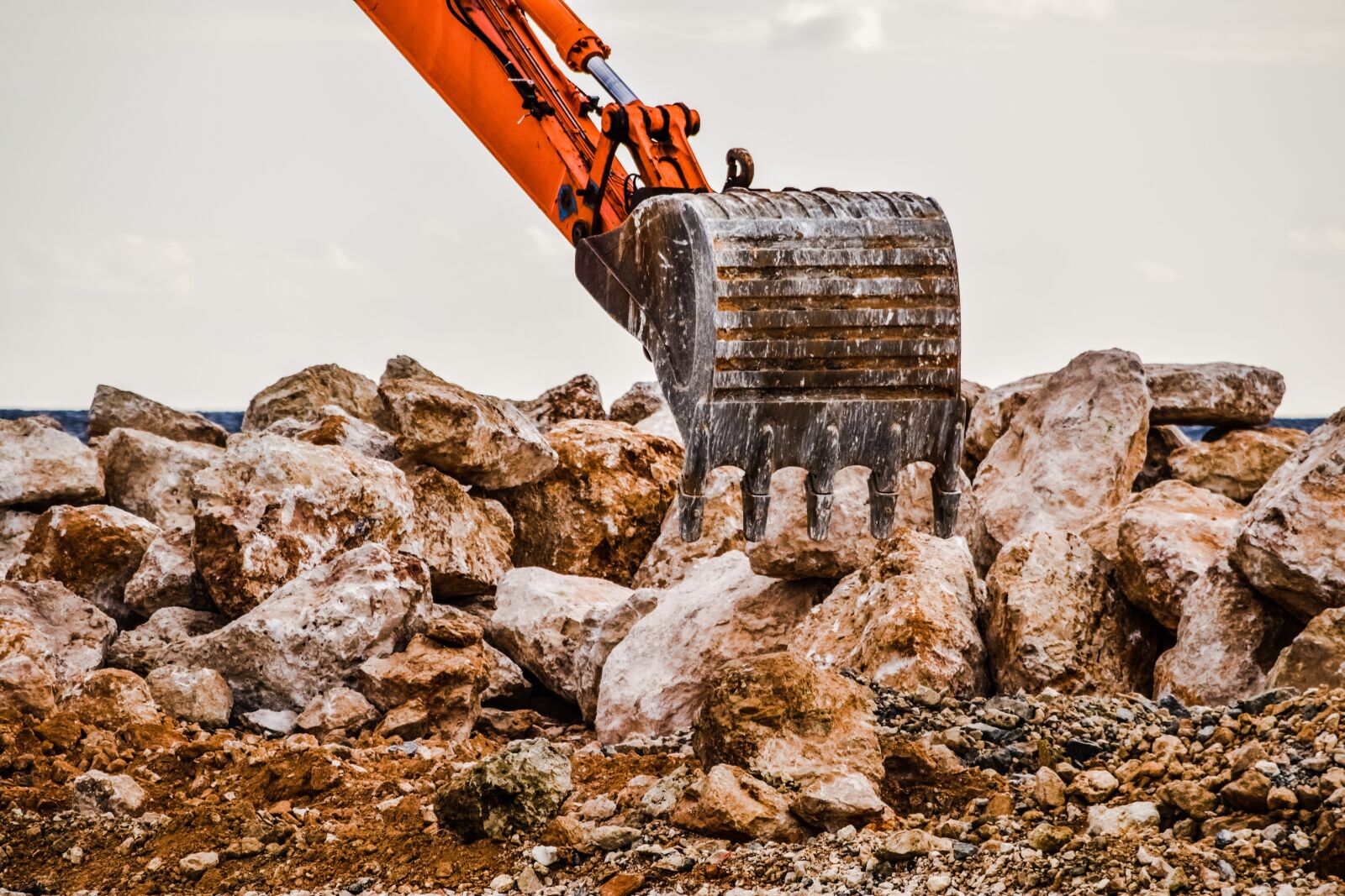 Nikon D3300 sample photo. Scoop, bucket, excavator photography